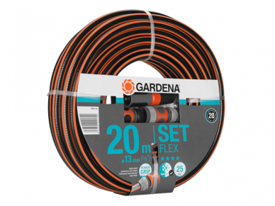 Gardena "Comfort Flex" žarna, 13 mm (1/2 col.) su jungtimis Gardena "Comfort Flex" žarna, 13 mm (1/2 col.) su jungtimis